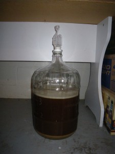 Beer in a clear carboy