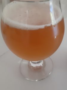 Closeup shot of delicious beer